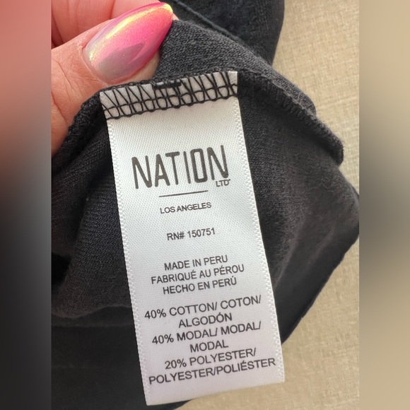 Nations - KIERA VELVET LANTERN SLEEVE / Black - Picture 6 of 14